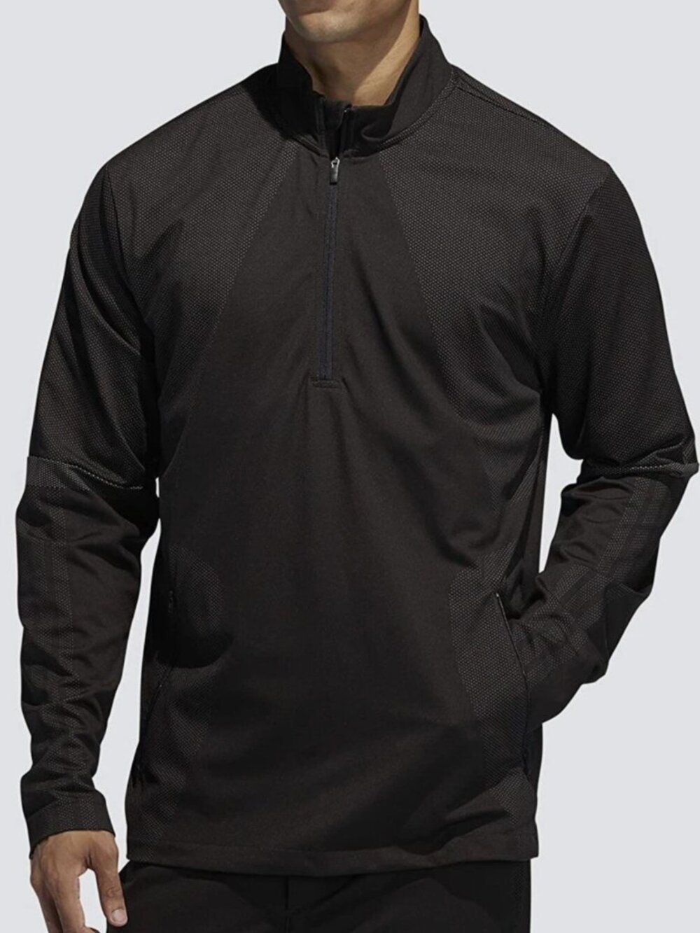 Adidas Men’s Golf Warp Knit Quarter Zip Jacket Size M
